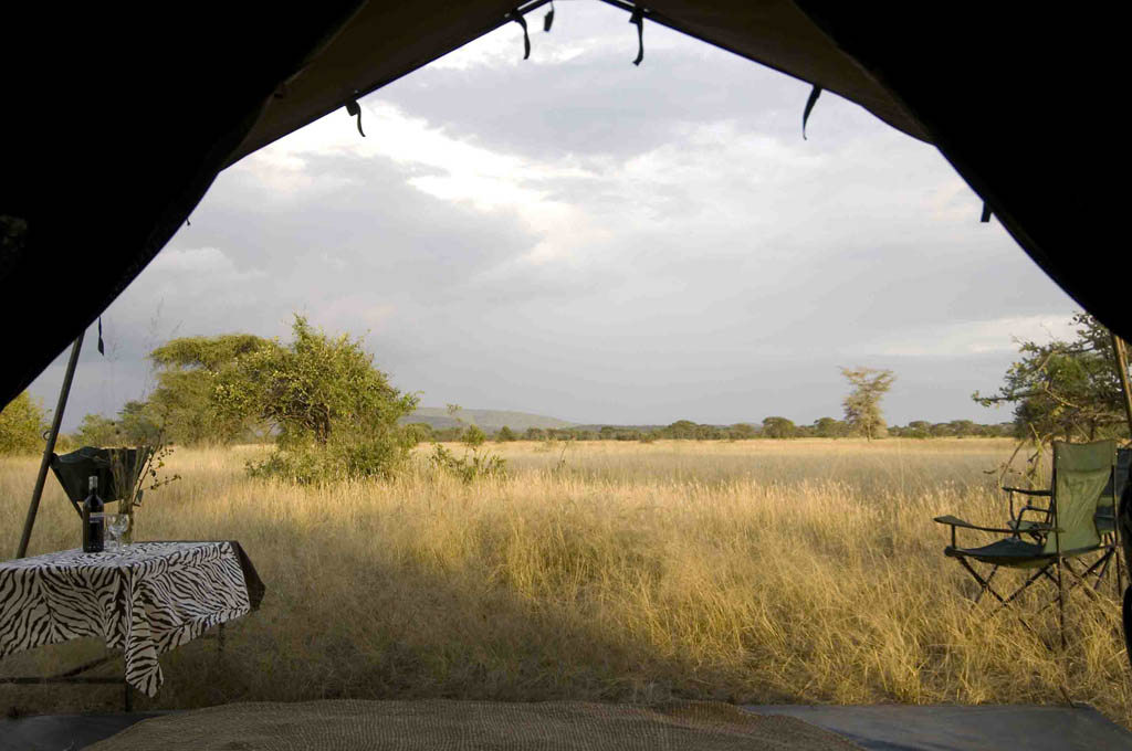 La vue de votre tente est spectaculaire. Une vritable exprience africaine avec Naipenda safaris.