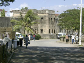 The old stone town of Zanzibar